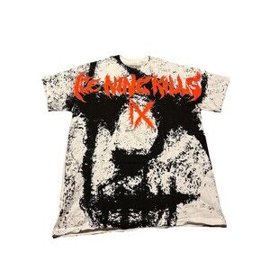 Ice Nine Kills IX Graphic T-Shirt Men’s M Black White Red Band Tee 2023